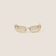 Silver gradient yellow lenses